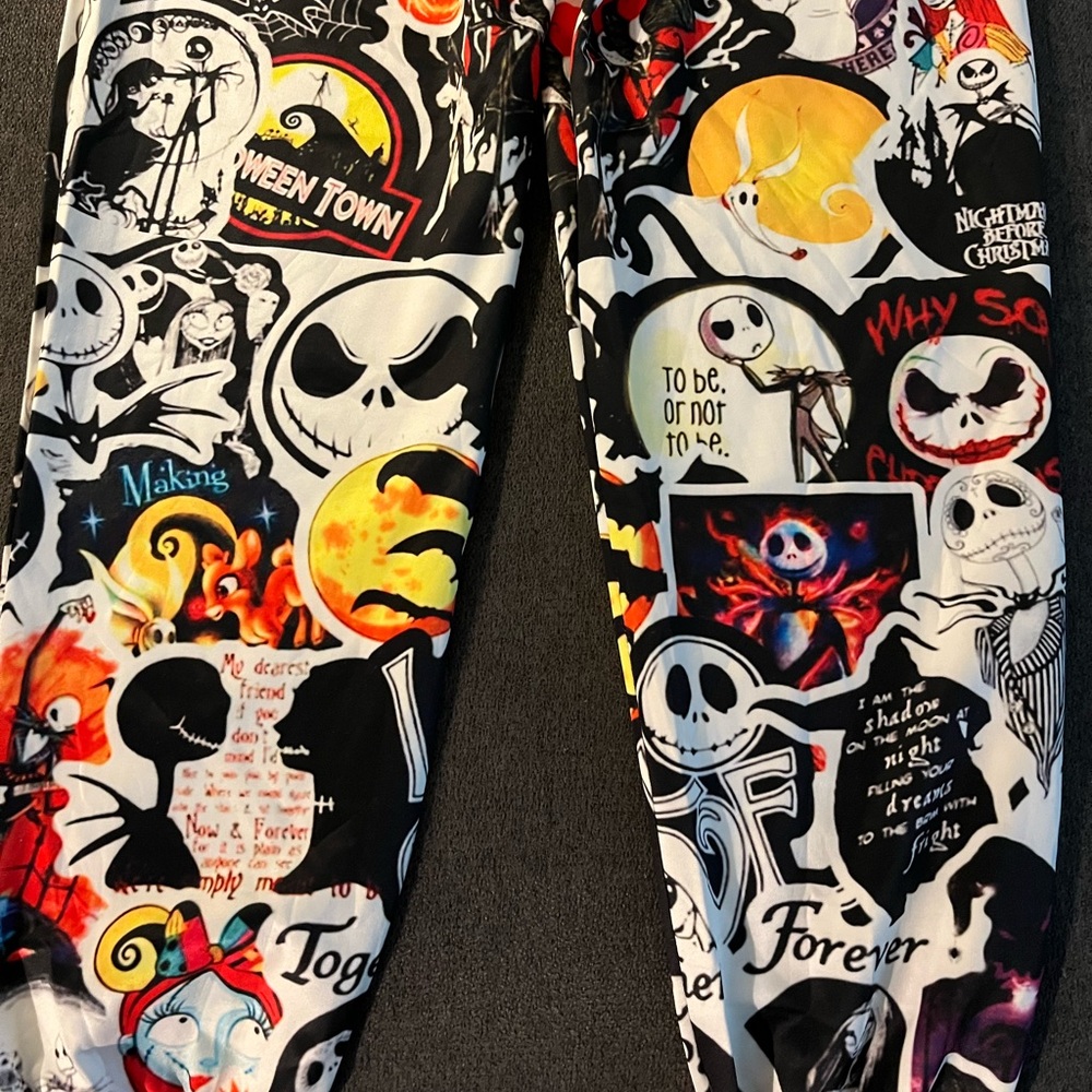 Graphic Halloween Themed Joggers